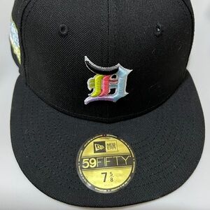 New Detroit Tigers Hat Cap Fitted 7 5/8 New Era Polar Lights 1984 World Series